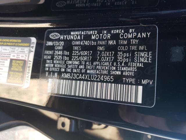 Photo 9 VIN: KM8J3CA4XLU224965 - HYUNDAI TUCSON LIM 