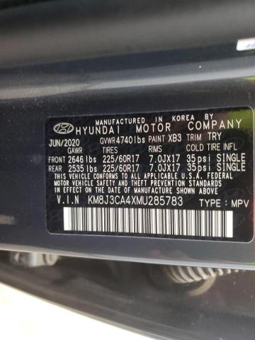 Photo 9 VIN: KM8J3CA4XMU285783 - HYUNDAI TUCSON LIM 