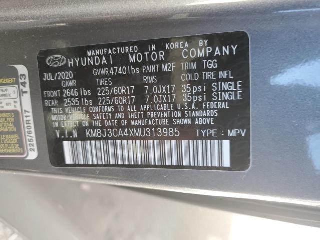 Photo 12 VIN: KM8J3CA4XMU313985 - HYUNDAI TUCSON 