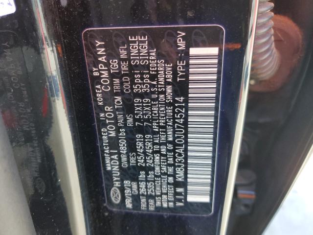 Photo 12 VIN: KM8J3CAL0JU745214 - HYUNDAI TUCSON SPO 