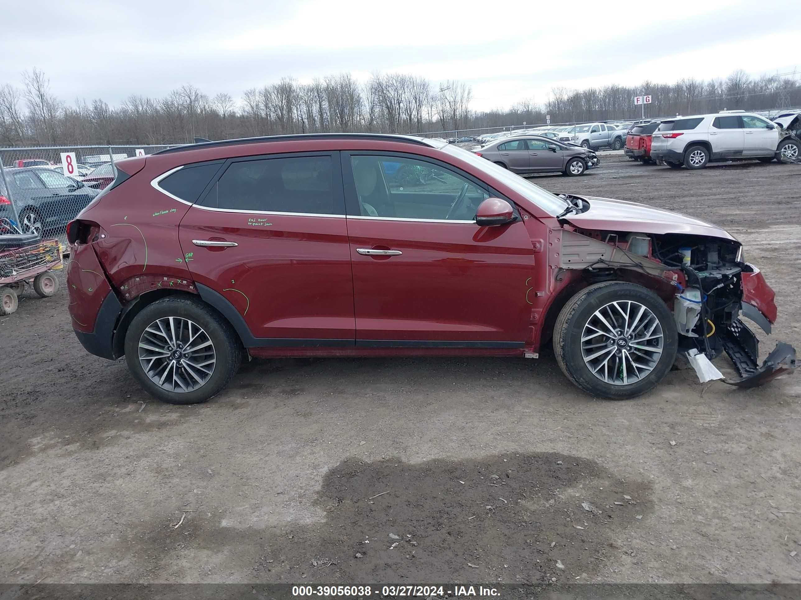 Photo 12 VIN: KM8J3CAL0KU007317 - HYUNDAI TUCSON 