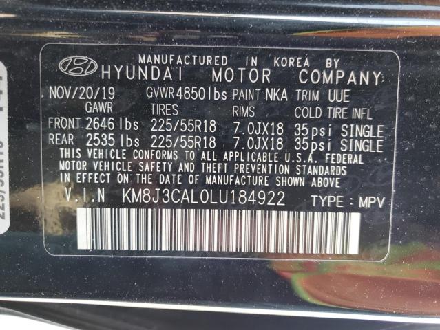 Photo 11 VIN: KM8J3CAL0LU184922 - HYUNDAI TUCSON LIM 