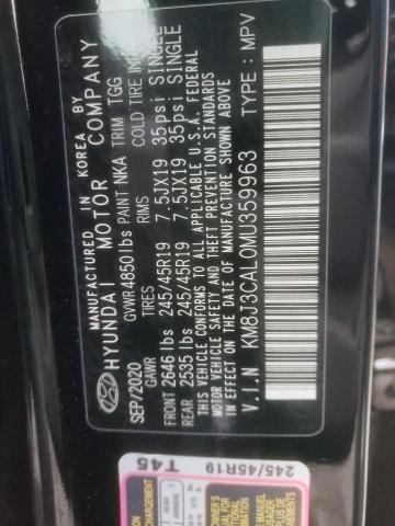 Photo 11 VIN: KM8J3CAL0MU359963 - HYUNDAI TUCSON 