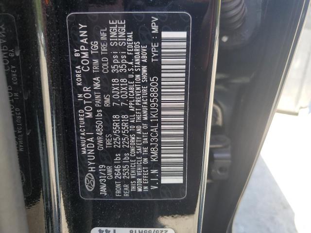 Photo 12 VIN: KM8J3CAL1KU958805 - HYUNDAI TUCSON LIM 