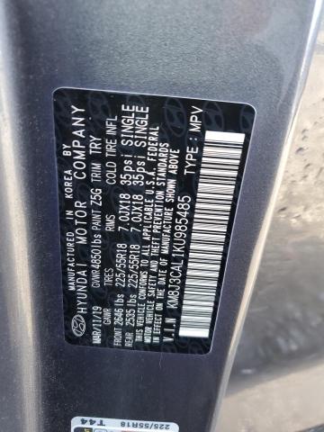 Photo 11 VIN: KM8J3CAL1KU985485 - HYUNDAI TUCSON LIM 