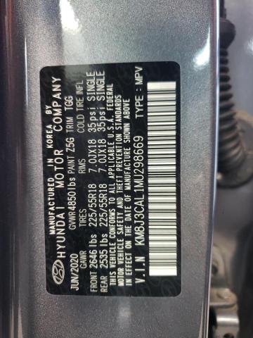 Photo 11 VIN: KM8J3CAL1MU298669 - HYUNDAI TUCSON LIM 