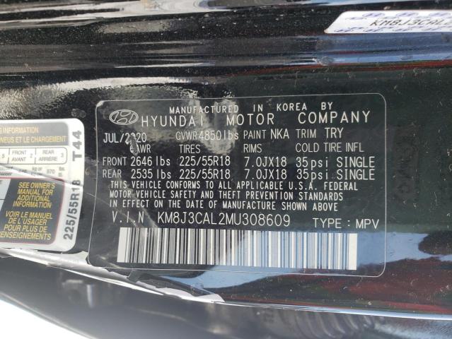 Photo 9 VIN: KM8J3CAL2MU308609 - HYUNDAI TUCSON LIM 