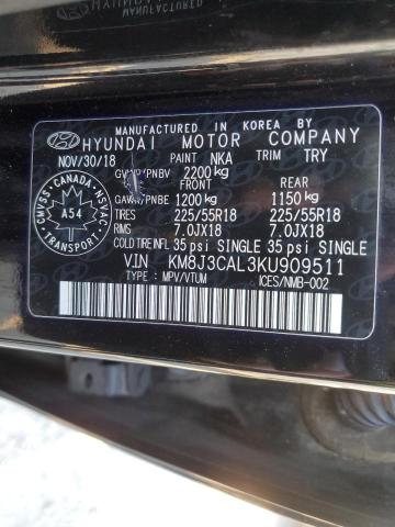 Photo 13 VIN: KM8J3CAL3KU909511 - HYUNDAI TUCSON LIM 