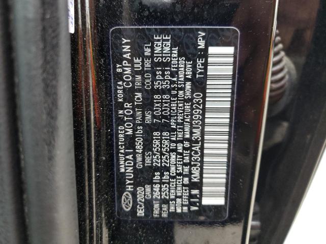 Photo 9 VIN: KM8J3CAL3MU399230 - HYUNDAI TUCSON LIM 