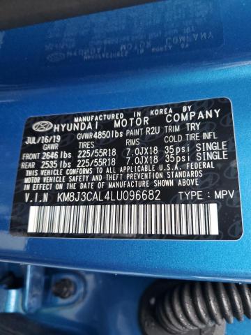 Photo 12 VIN: KM8J3CAL4LU096682 - HYUNDAI TUCSON 