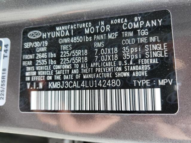 Photo 11 VIN: KM8J3CAL4LU142480 - HYUNDAI TUCSON 