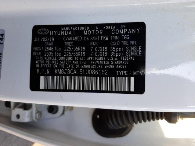 Photo 9 VIN: KM8J3CAL5LU086162 - HYUNDAI TUCSON LIM 