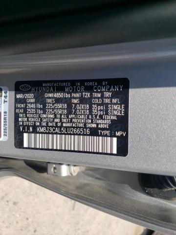 Photo 9 VIN: KM8J3CAL5LU266516 - HYUNDAI TUCSON LIM 