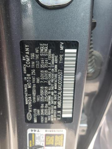 Photo 13 VIN: KM8J3CAL6KU038507 - HYUNDAI TUCSON LIM 