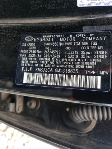 Photo 9 VIN: KM8J3CAL6MU318835 - HYUNDAI TUCSON LIM 