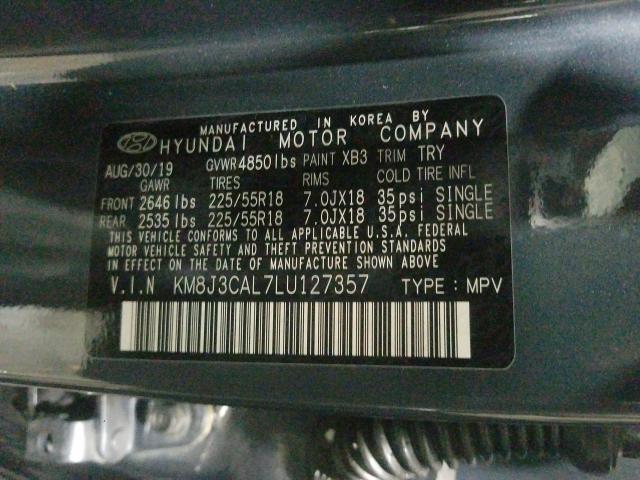 Photo 9 VIN: KM8J3CAL7LU127357 - HYUNDAI TUCSON LIM 