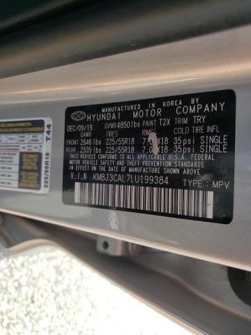 Photo 13 VIN: KM8J3CAL7LU199384 - HYUNDAI TUCSON LIM 