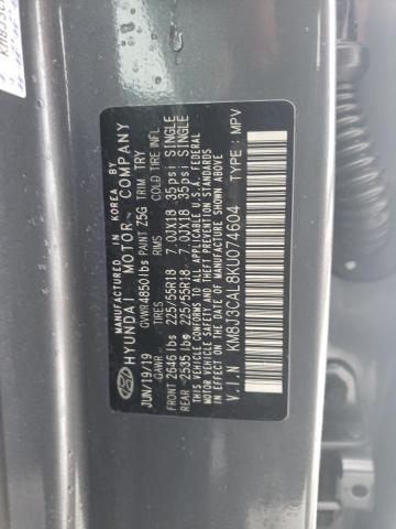 Photo 11 VIN: KM8J3CAL8KU074604 - HYUNDAI TUCSON 