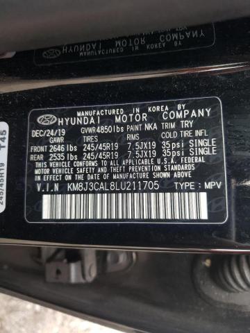 Photo 9 VIN: KM8J3CAL8LU211705 - HYUNDAI TUCSON LIM 