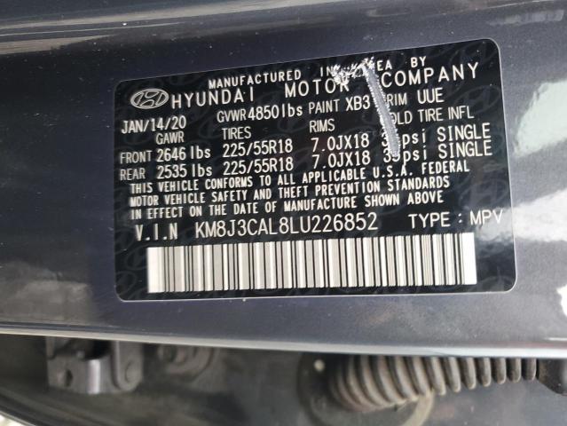 Photo 13 VIN: KM8J3CAL8LU226852 - HYUNDAI TUCSON 