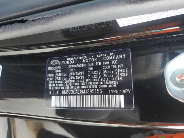 Photo 11 VIN: KM8J3CAL8MU395156 - HYUNDAI TUCSON LIM 