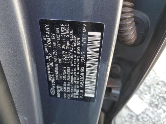 Photo 12 VIN: KM8J3CAL9KU990496 - HYUNDAI TUCSON LIM 