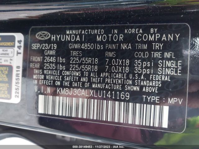 Photo 8 VIN: KM8J3CALXLU141169 - HYUNDAI TUCSON 