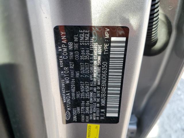 Photo 9 VIN: KM8JB3AE6NU066350 - HYUNDAI TUCSON SEL 