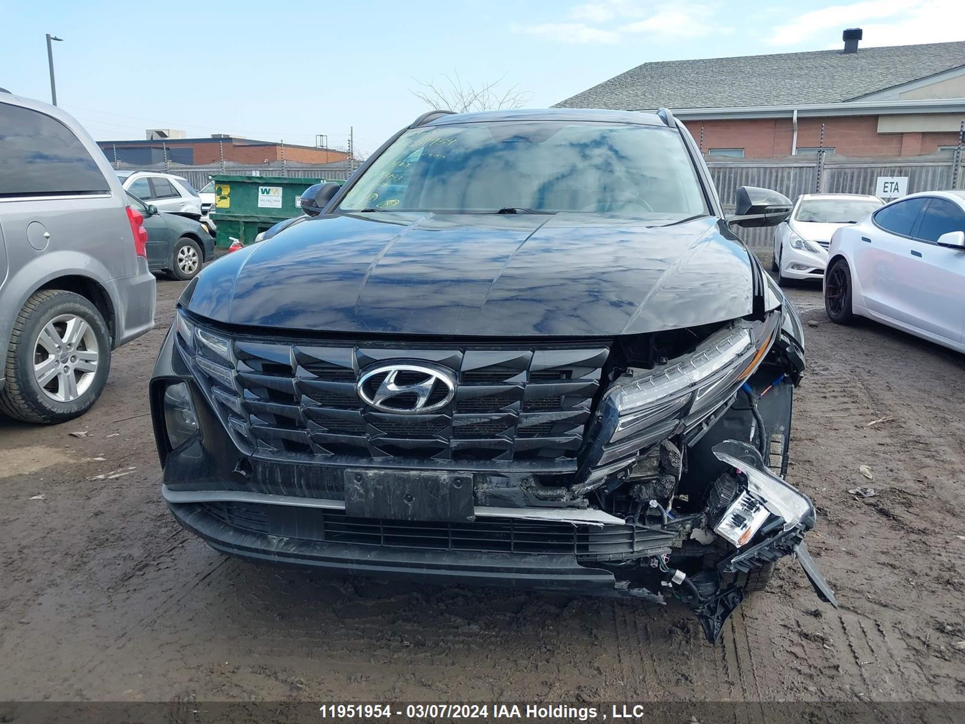 Photo 12 VIN: KM8JBCAE9PU173153 - HYUNDAI TUCSON 