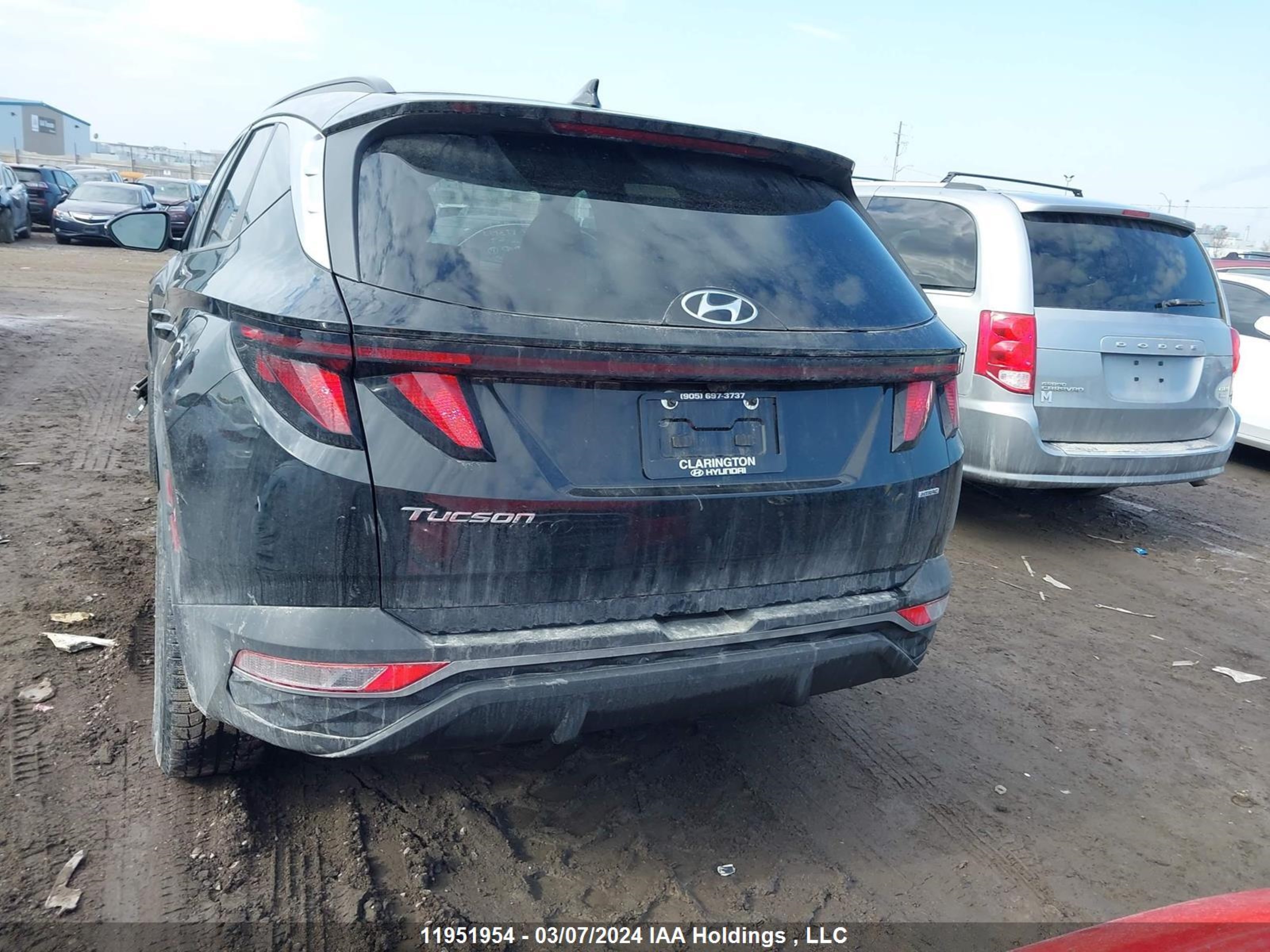 Photo 16 VIN: KM8JBCAE9PU173153 - HYUNDAI TUCSON 