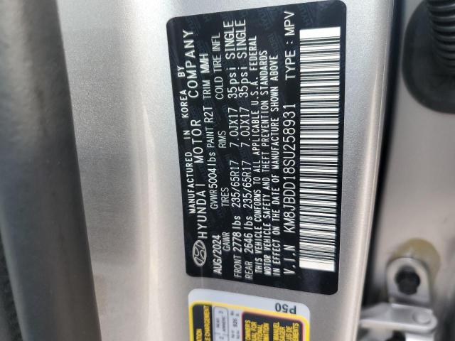 Photo 12 VIN: KM8JBDD18SU258931 - HYUNDAI TUCSON BLU 