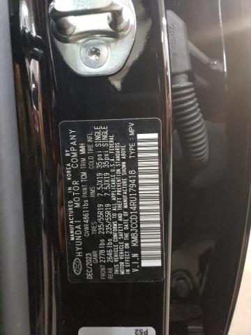 Photo 12 VIN: KM8JCCD14RU179418 - HYUNDAI TUCSON SEL 