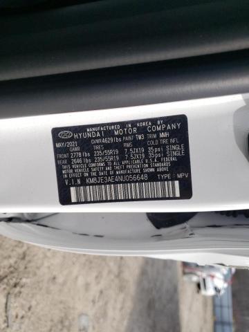 Photo 9 VIN: KM8JE3AE4NU056648 - HYUNDAI TUCSON LIM 