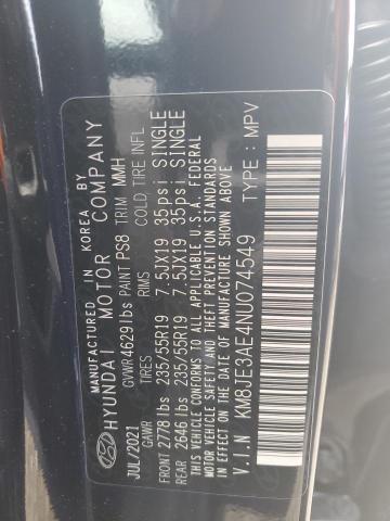 Photo 13 VIN: KM8JE3AE4NU074549 - HYUNDAI TUCSON LIM 