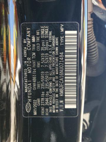 Photo 12 VIN: KM8JFCA16NU071484 - HYUNDAI TUCSON 