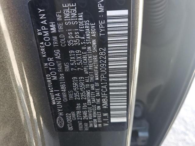 Photo 11 VIN: KM8JFCA17PU092282 - HYUNDAI TUCSON SEL 