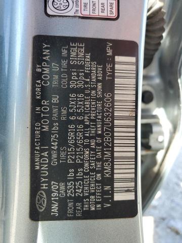 Photo 13 VIN: KM8JM12B07U632606 - HYUNDAI TUCSON GLS 