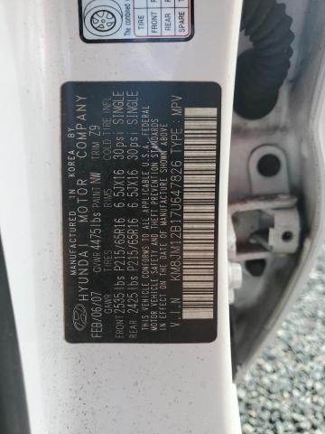 Photo 12 VIN: KM8JM12B17U647826 - HYUNDAI TUCSON GLS 