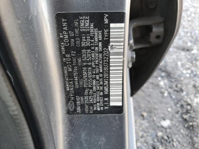 Photo 12 VIN: KM8JM12B18U732702 - HYUNDAI TUCSON GLS 