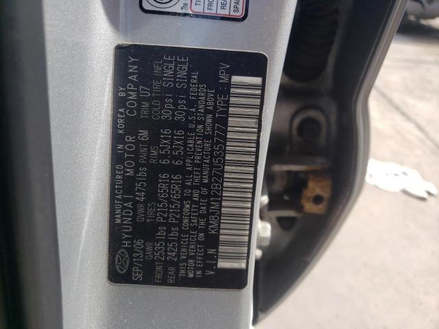 Photo 9 VIN: KM8JM12B27U535777 - HYUNDAI TUCSON GLS 