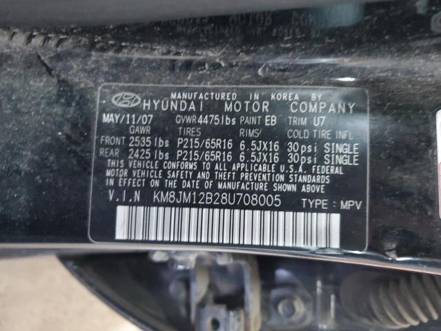 Photo 12 VIN: KM8JM12B28U708005 - HYUNDAI TUCSON 