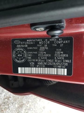 Photo 12 VIN: KM8JM12B29U952738 - HYUNDAI TUCSON 