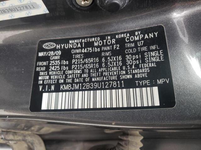 Photo 9 VIN: KM8JM12B39U127811 - HYUNDAI TUCSON GLS 