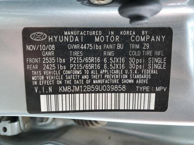 Photo 12 VIN: KM8JM12B59U039858 - HYUNDAI TUCSON 