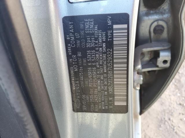 Photo 12 VIN: KM8JM12B87U529322 - HYUNDAI TUCSON GLS 