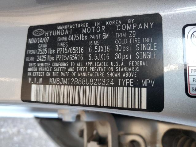 Photo 11 VIN: KM8JM12B88U820324 - HYUNDAI TUCSON 