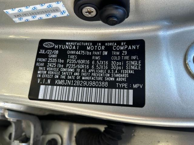 Photo 9 VIN: KM8JN12B29U980388 - HYUNDAI TUCSON SE 