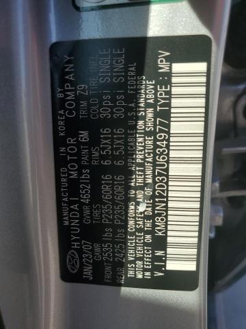 Photo 11 VIN: KM8JN12D37U634977 - HYUNDAI TUCSON 