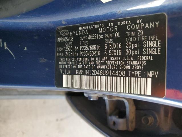 Photo 11 VIN: KM8JN12D48U914408 - HYUNDAI TUCSON 