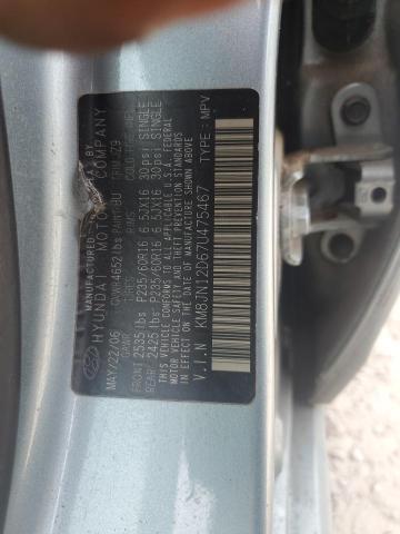 Photo 11 VIN: KM8JN12D67U475467 - HYUNDAI TUCSON SE 